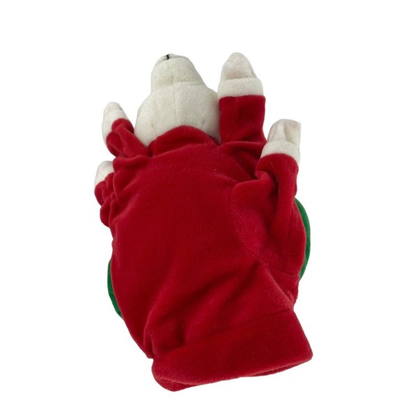 Plush Creations Polar Bear Hand Puppet Christmas Santa Costume Stuffed Toy - Picture 4 of 6